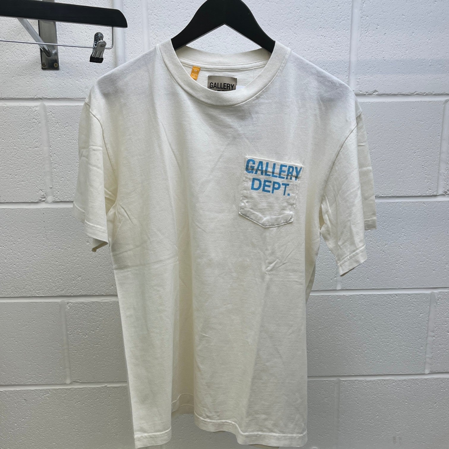 Men's Logo Print T-Shirt White Size M - Photo 8