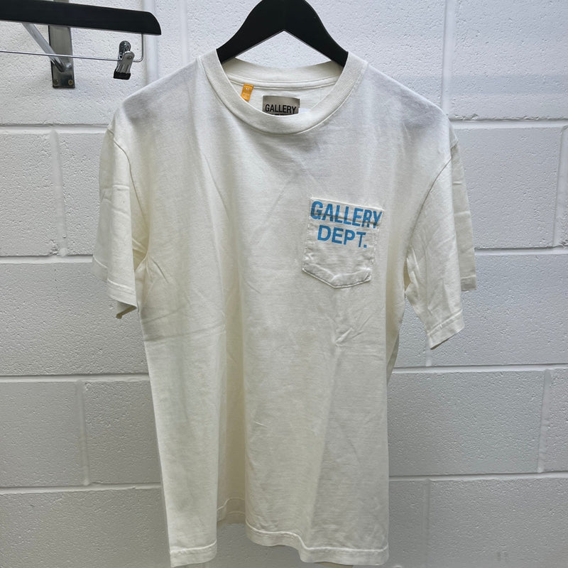 Men's Logo Print T-Shirt White Size M