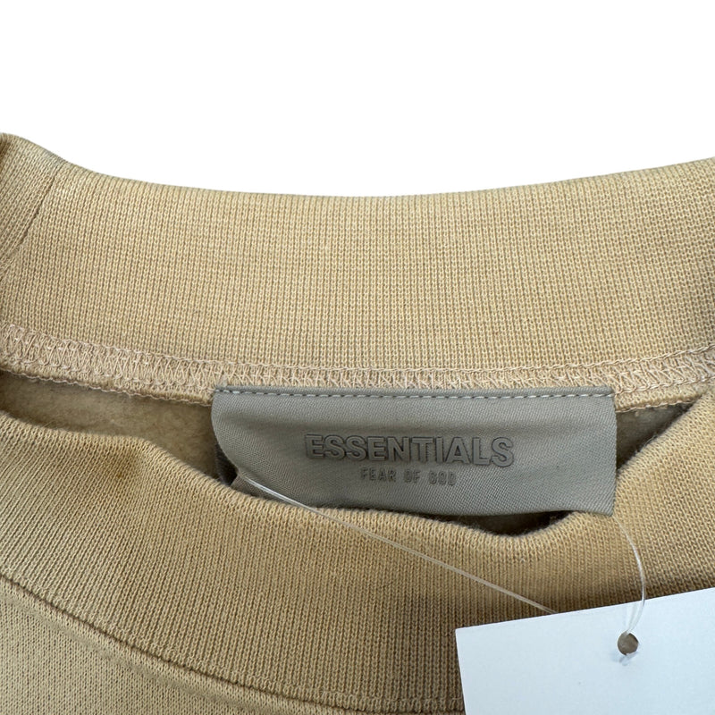 Men's Logo Print Sweatshirt Beige Size S