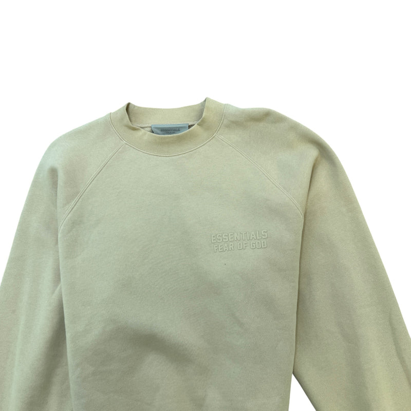 Men's Logo Print Sweatshirt Beige Size S
