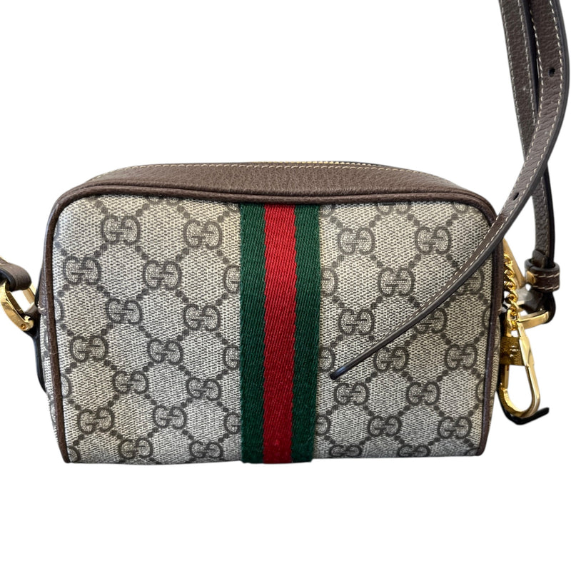 Women's Gg Supreme Ophidia Mini Crossbody Bag Beige