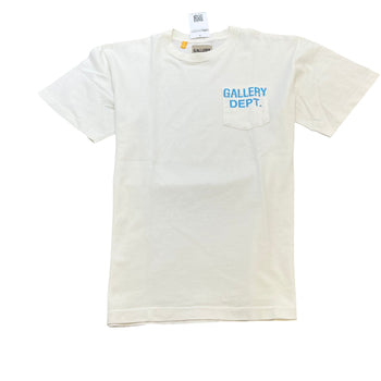Men's Logo Print T-Shirt White Size M