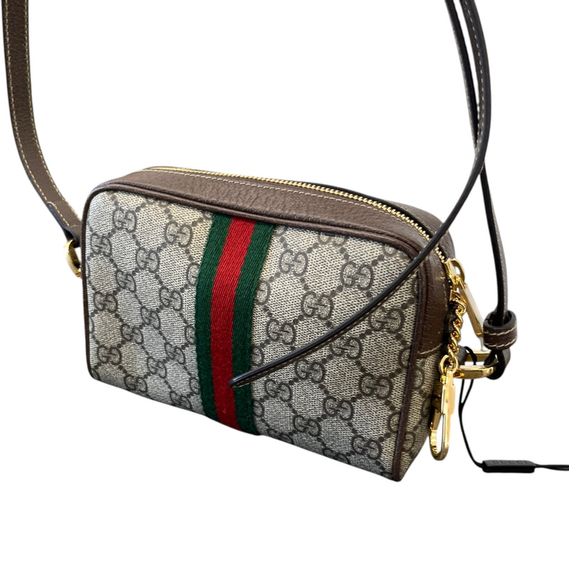Women's Gg Supreme Ophidia Mini Crossbody Bag Beige