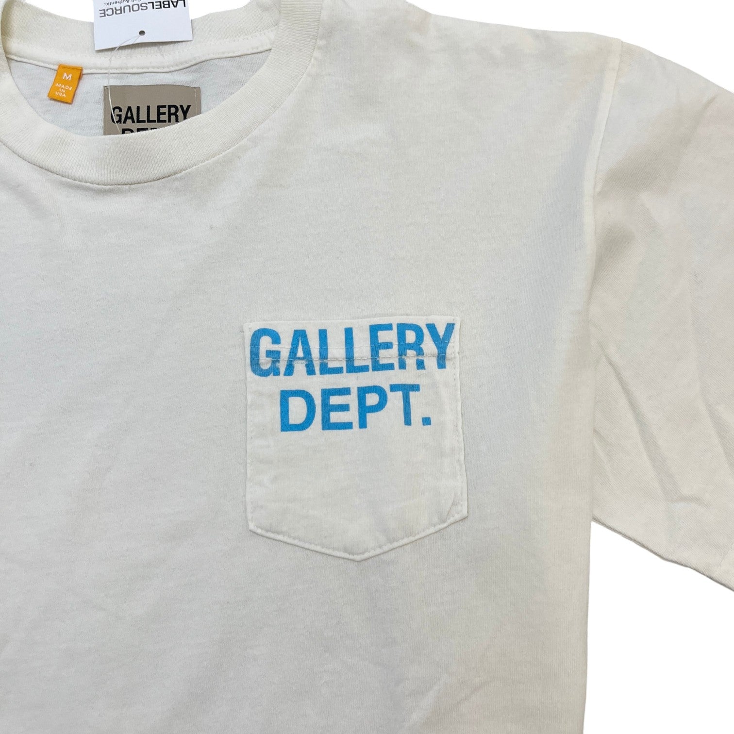 Men's Logo Print T-Shirt White Size M - Photo 5