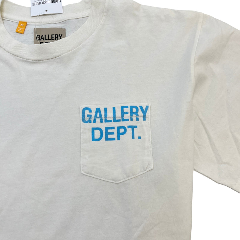 Men's Logo Print T-Shirt White Size M