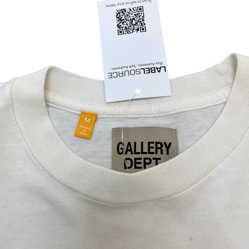 Men's Logo Print T-Shirt White Size M
