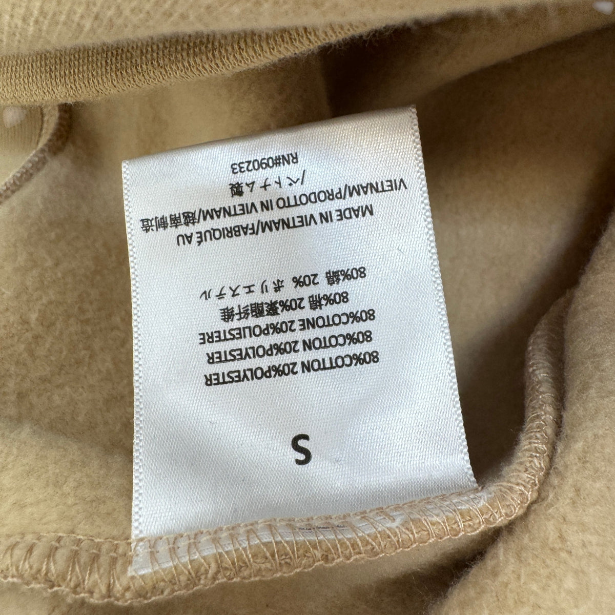 Men's Logo Print Sweatshirt Beige Size S - Photo 6