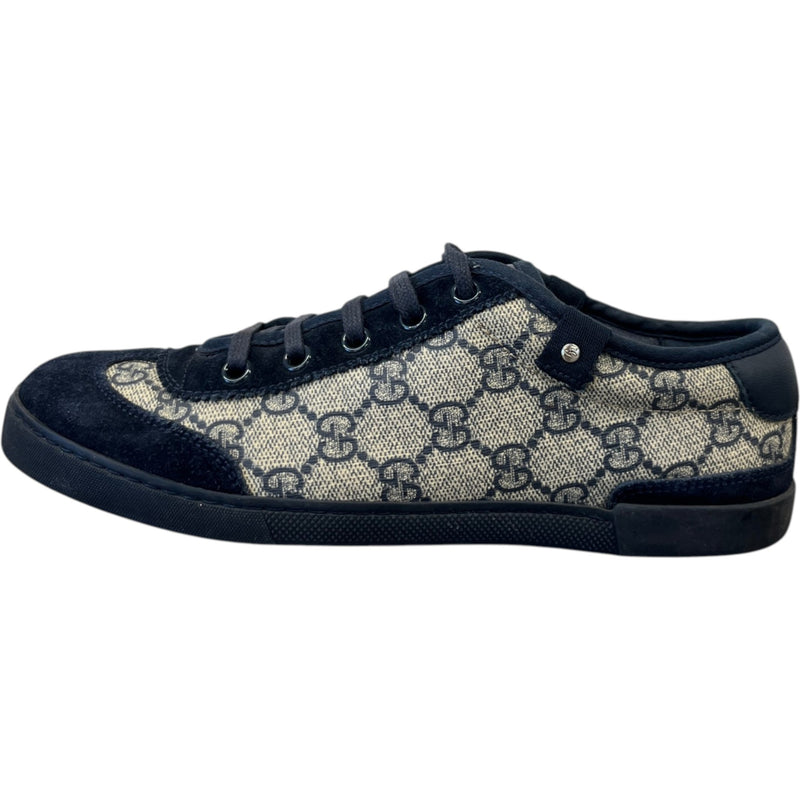 Women's Gg Supreme Canvas Low Trainers Navy Size EU 35.5 / UK 2.5
