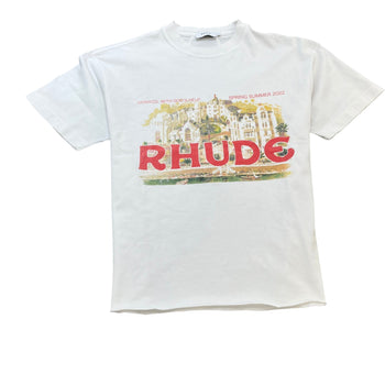 Men's Monaco With God'S Help Print T-Shirt White Size XS