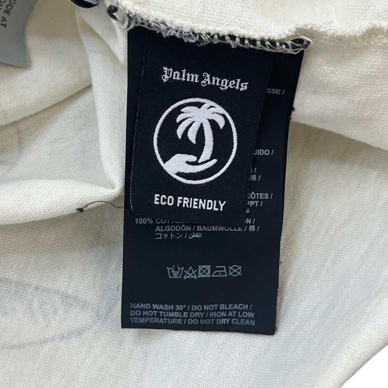 Men's Broken Shark T-Shirt Cream Size M