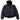 Men's Lodge Hoody Down Jacket Black Size XL