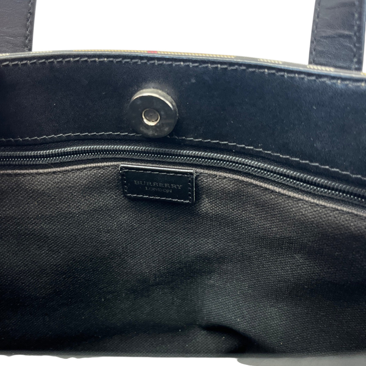 Women's House Check Tote Handbag Beige - Photo 12