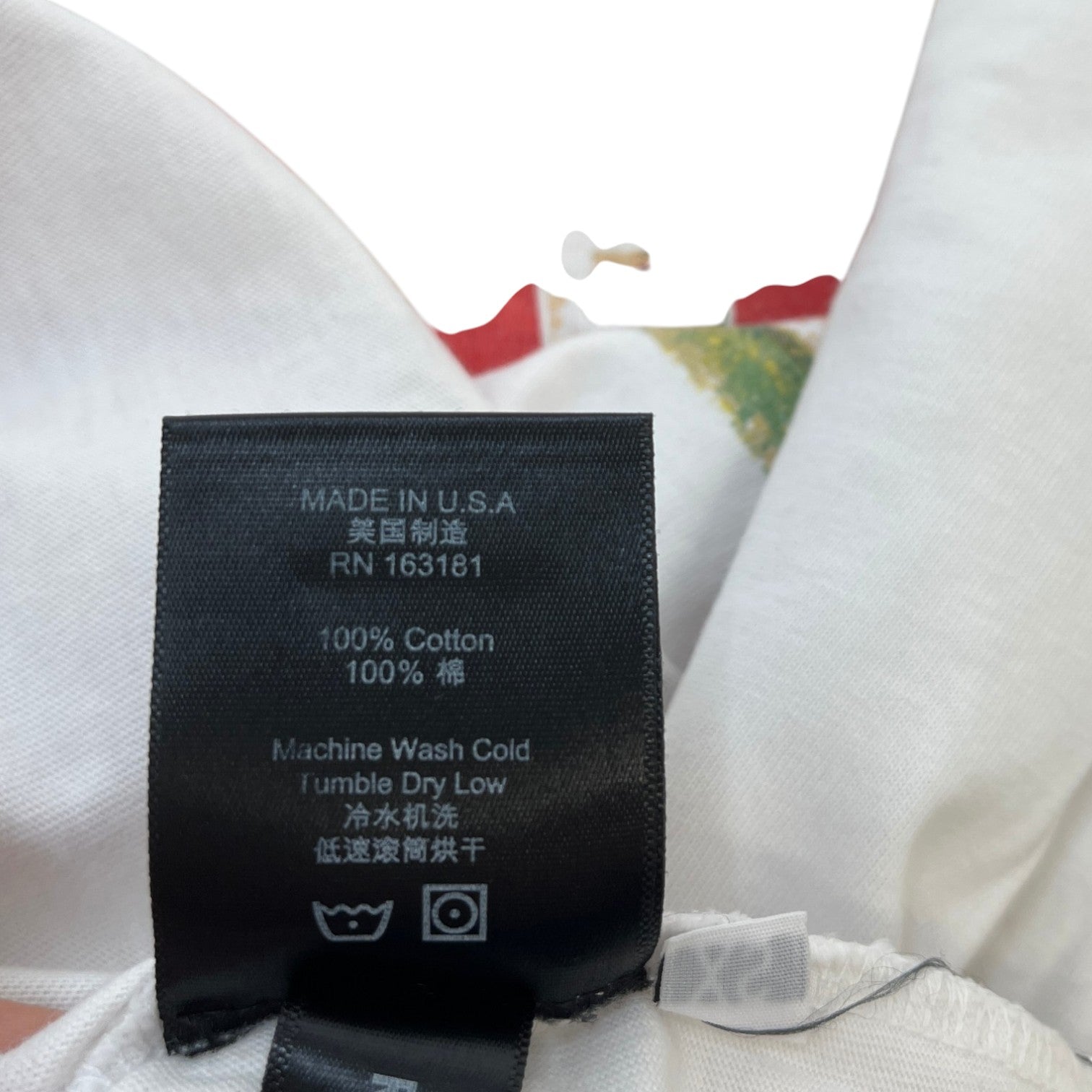 Men's Monaco With God'S Help Print T-Shirt White Size XS - Photo 8