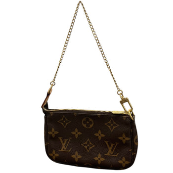 Women's Monogram Mini Pochette Accessoires Bag Brown