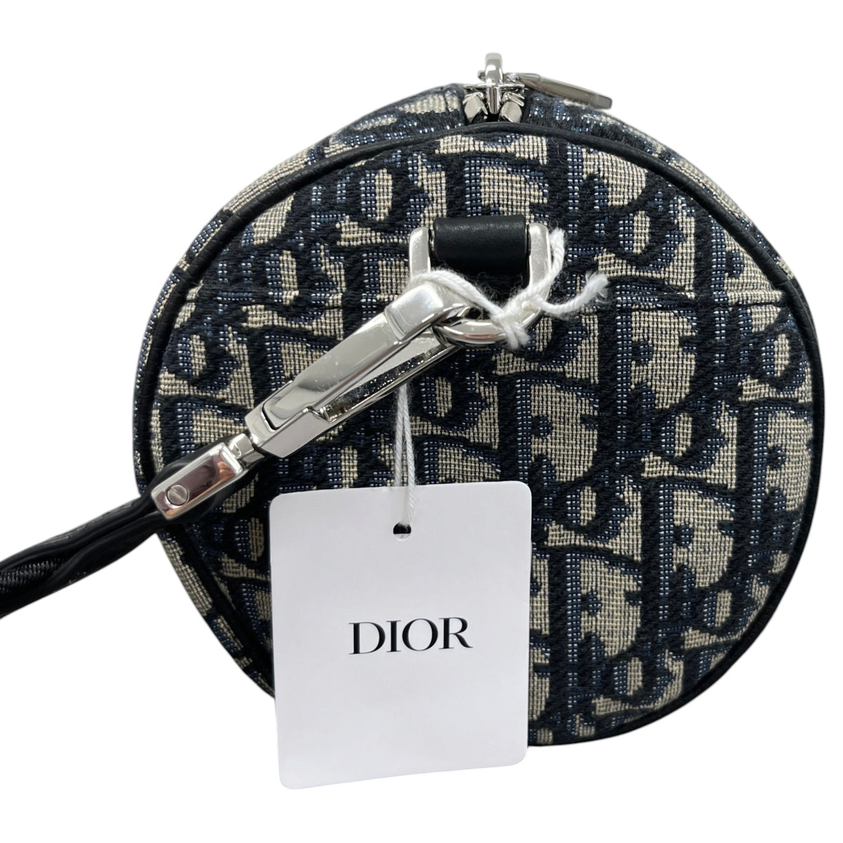 Men's Oblique Jacquard Roller Messenger Bag Navy - Photo 6