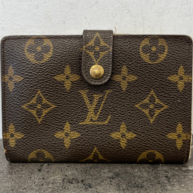 Women's Monogram Porte Monnaie Viennois Bifold Wallet Brown