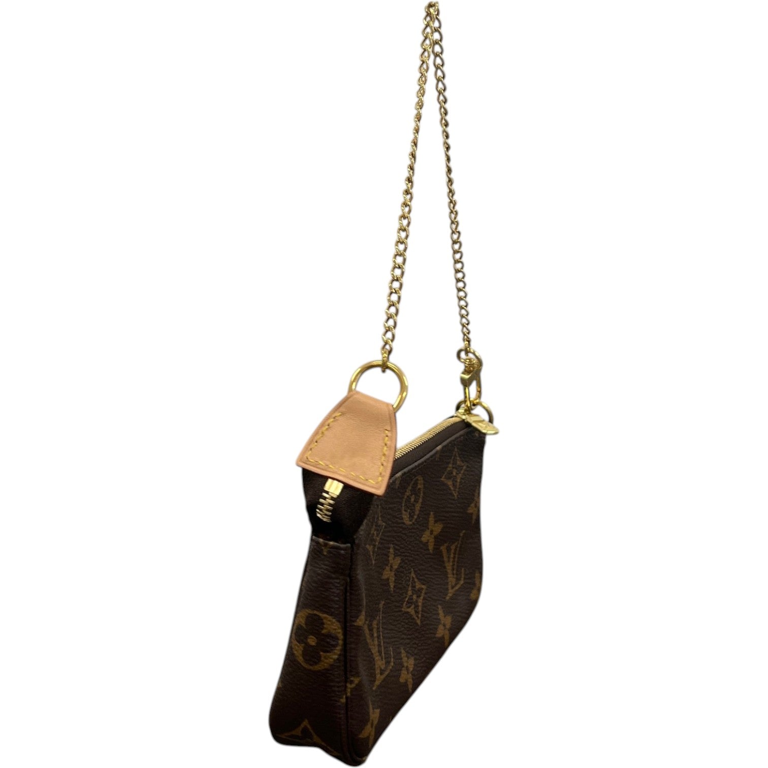 Women's Monogram Mini Pochette Accessoires Bag Brown - Photo 5