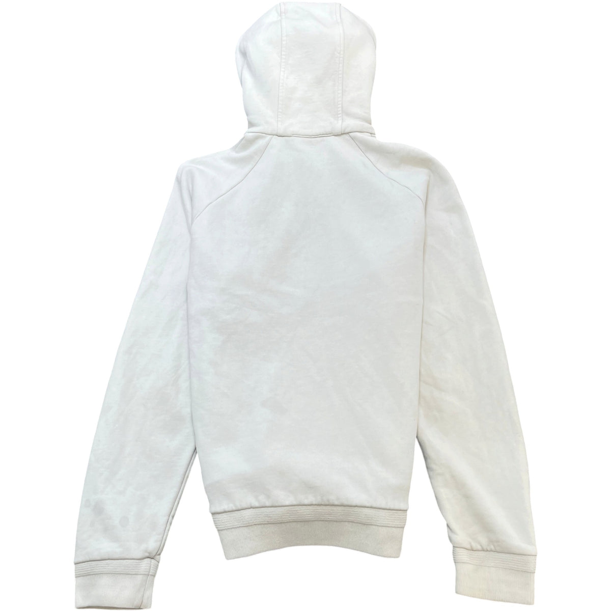Men's Maglia Double Patch Logo Hoodie White Size M - Photo 2