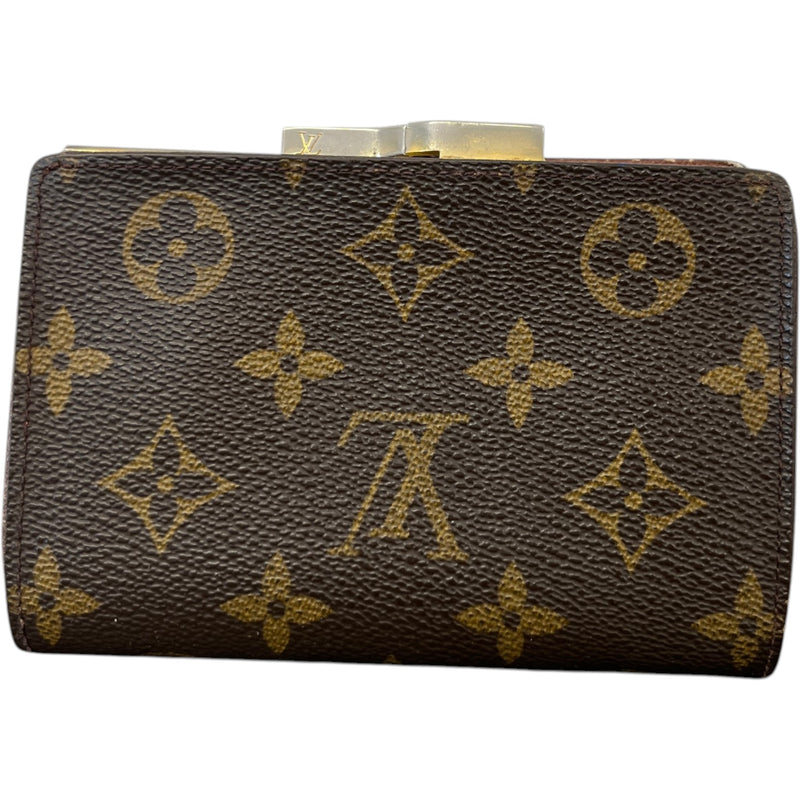 Women's Monogram Porte Monnaie Viennois Bifold Wallet Brown