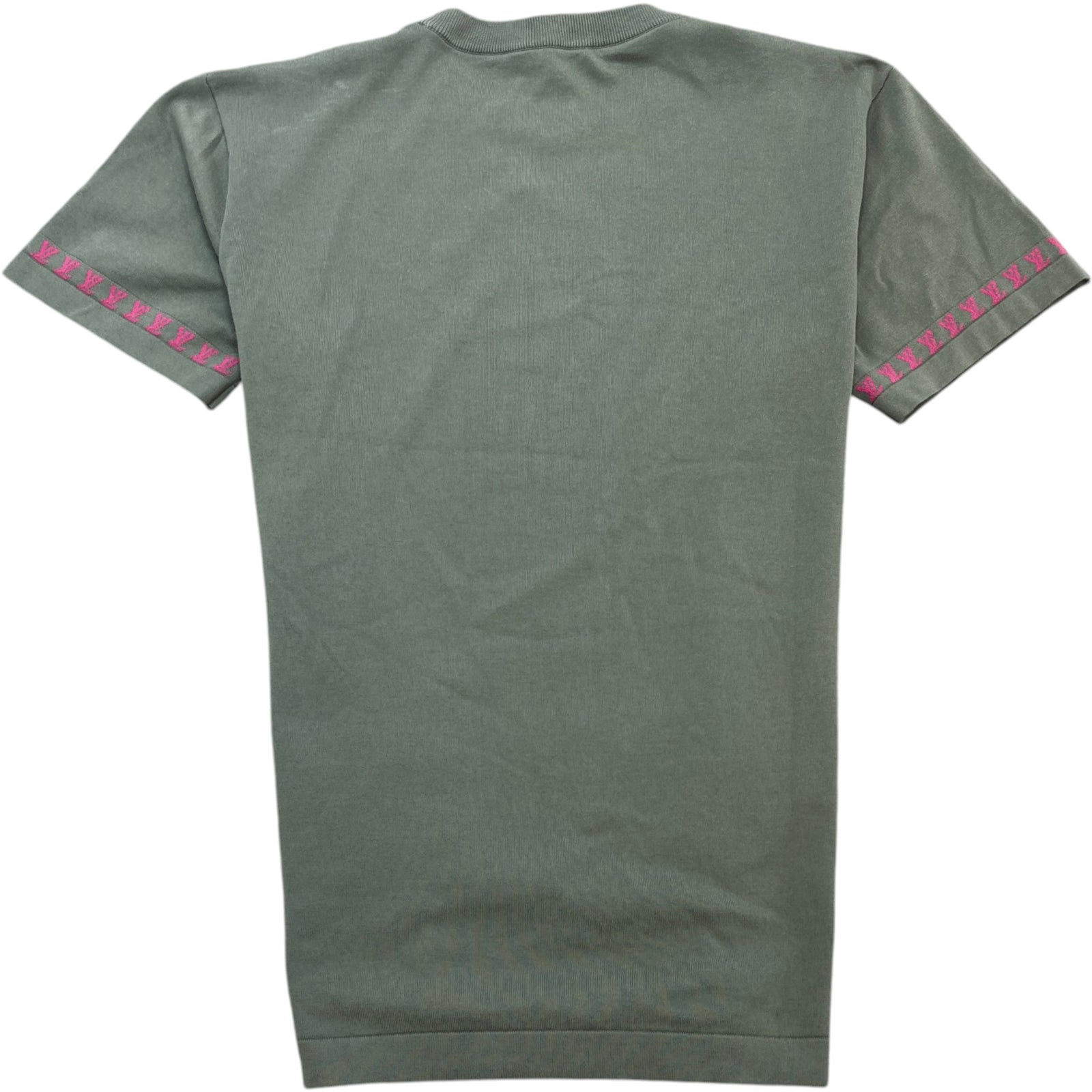 Men's Embroidered Logo T-Shirt Green Size S - Photo 2
