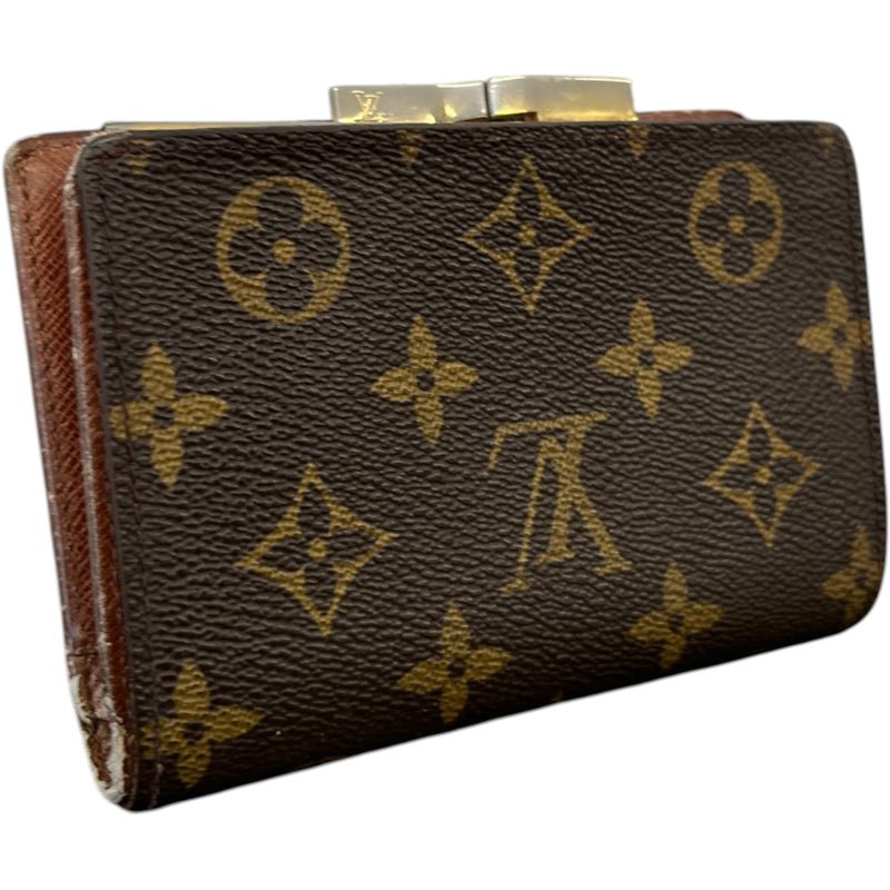 Women's Monogram Porte Monnaie Viennois Bifold Wallet Brown