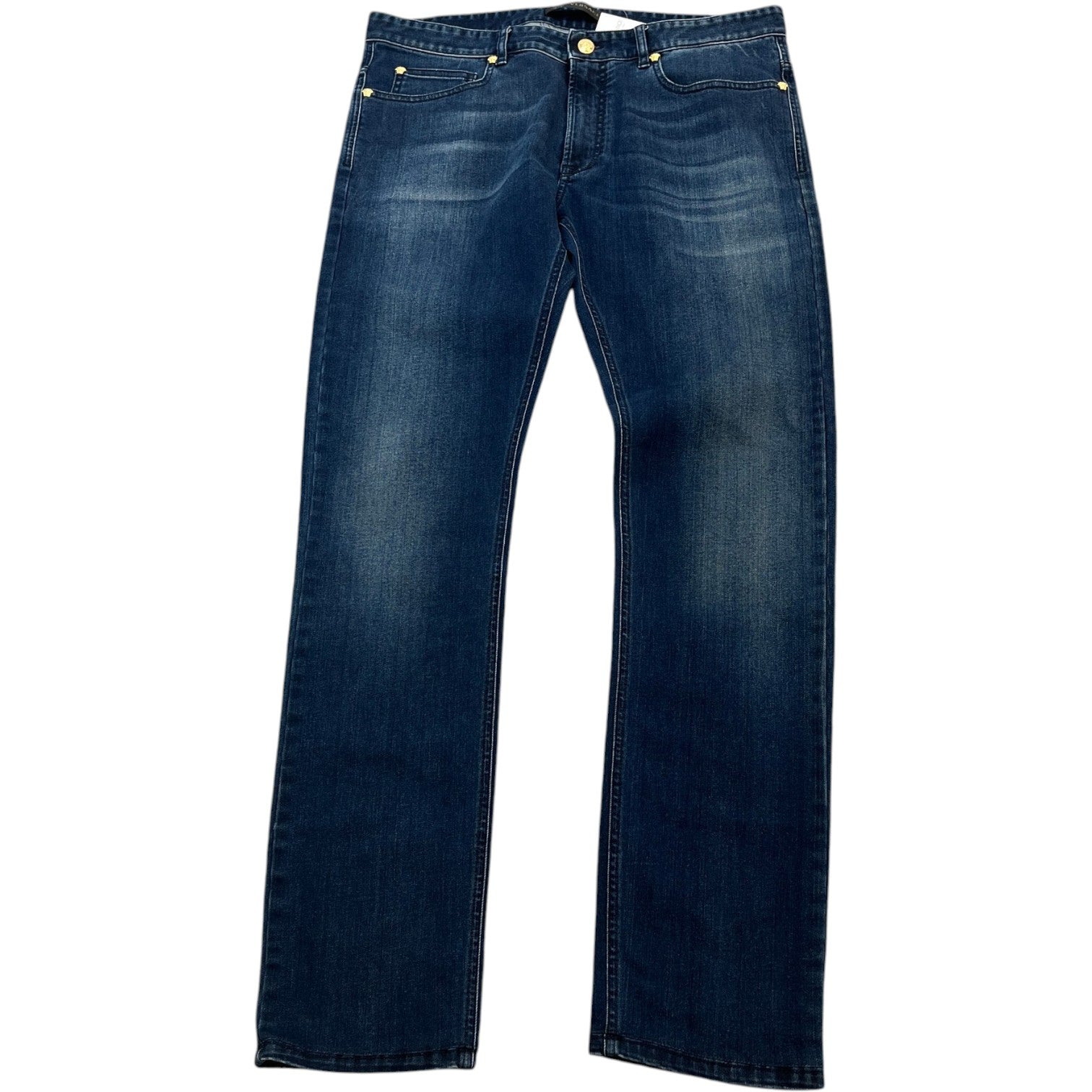 Men's Maduse Logo Jeans Blue Size XL / W36 - Photo 1