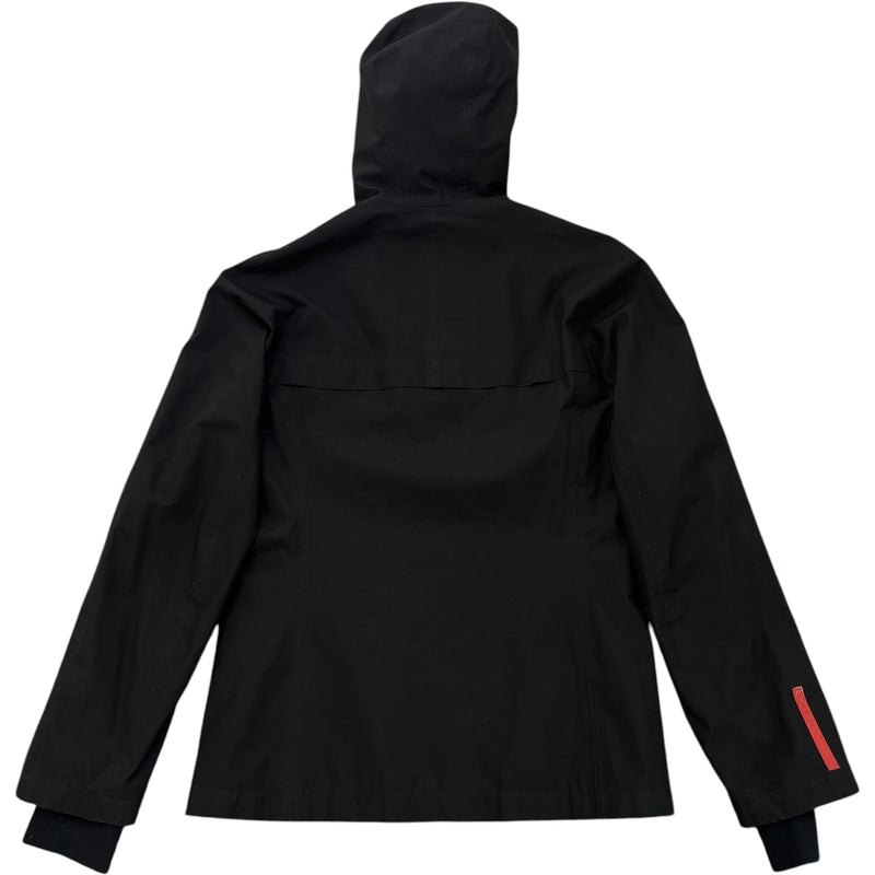Women's Sport Gore-Tex Zip Up Jacket Black Size IT 42 / UK 10