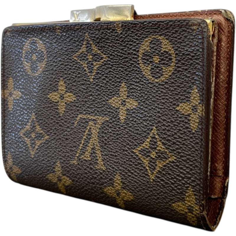 Women's Monogram Porte Monnaie Viennois Bifold Wallet Brown