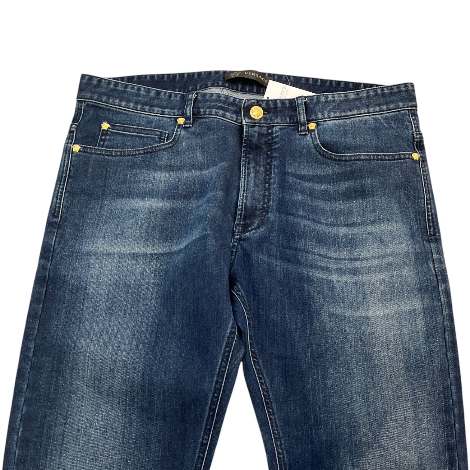 Men's Maduse Logo Jeans Blue Size XL / W36 - Photo 5
