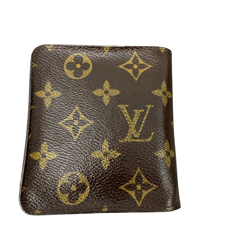 Women's Monogram Compact Zip Wallet Brown