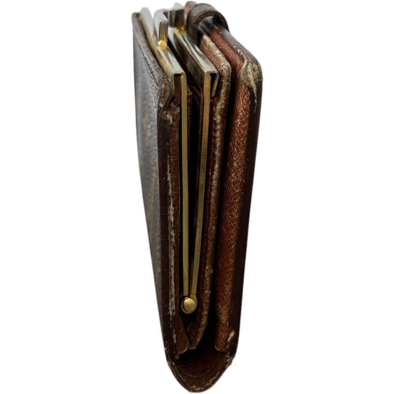 Women's Monogram Porte Monnaie Viennois Bifold Wallet Brown