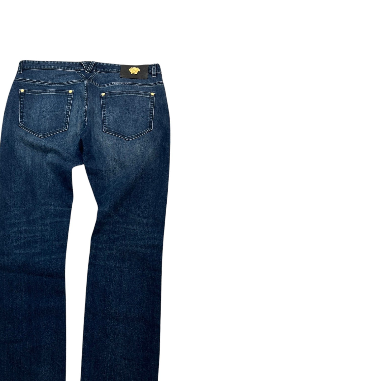 Men's Maduse Logo Jeans Blue Size XL / W36 - Photo 4
