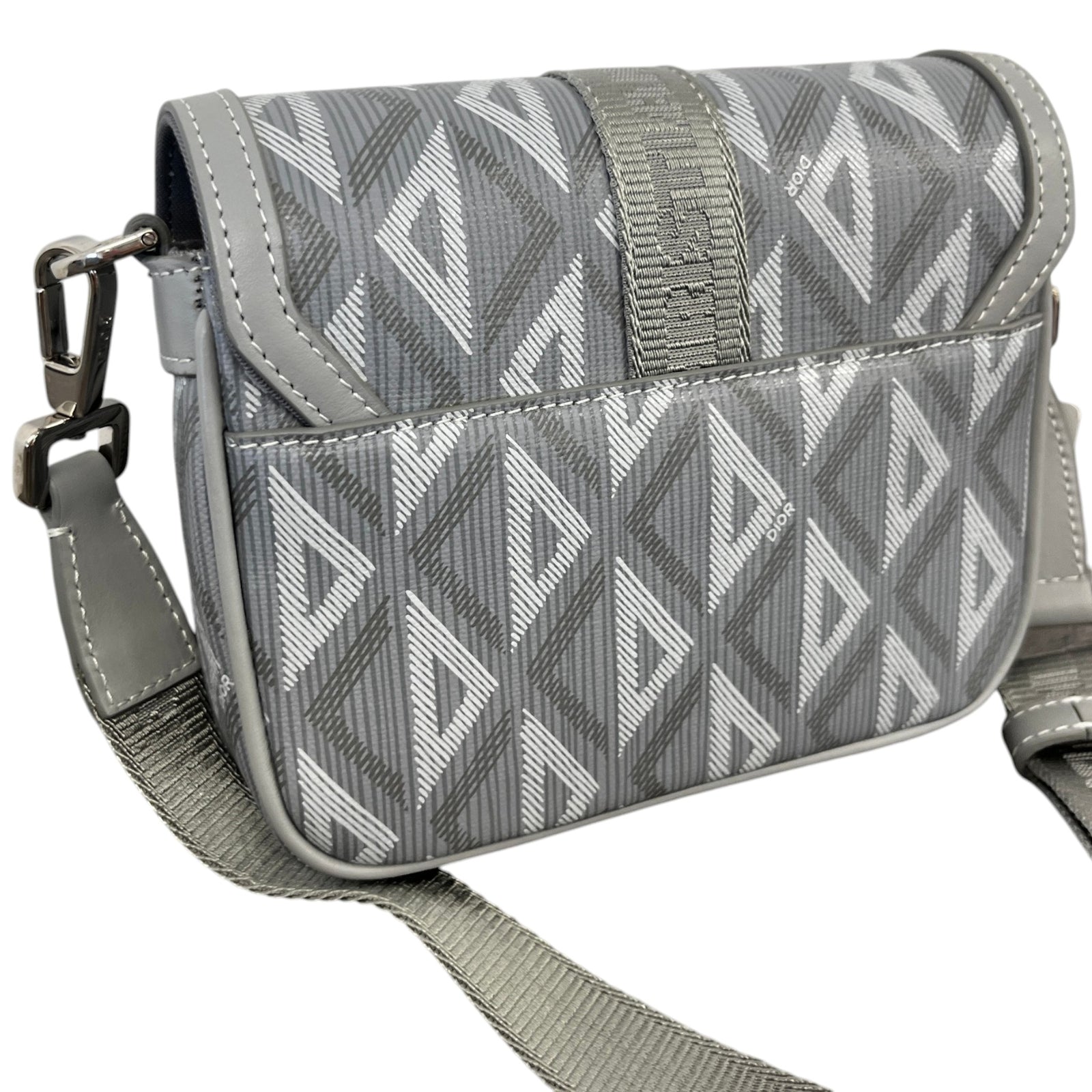 Men's Mini Dior Hit The Road Messenger Bag Grey - Photo 6