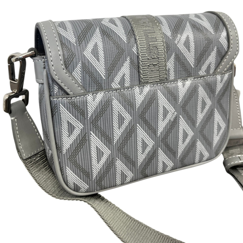 Men's Mini Dior Hit The Road Messenger Bag Grey