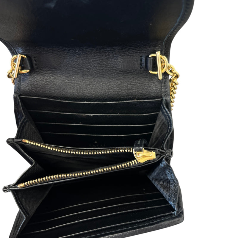 Women's Blondie Wallet On Chain Bag Black
