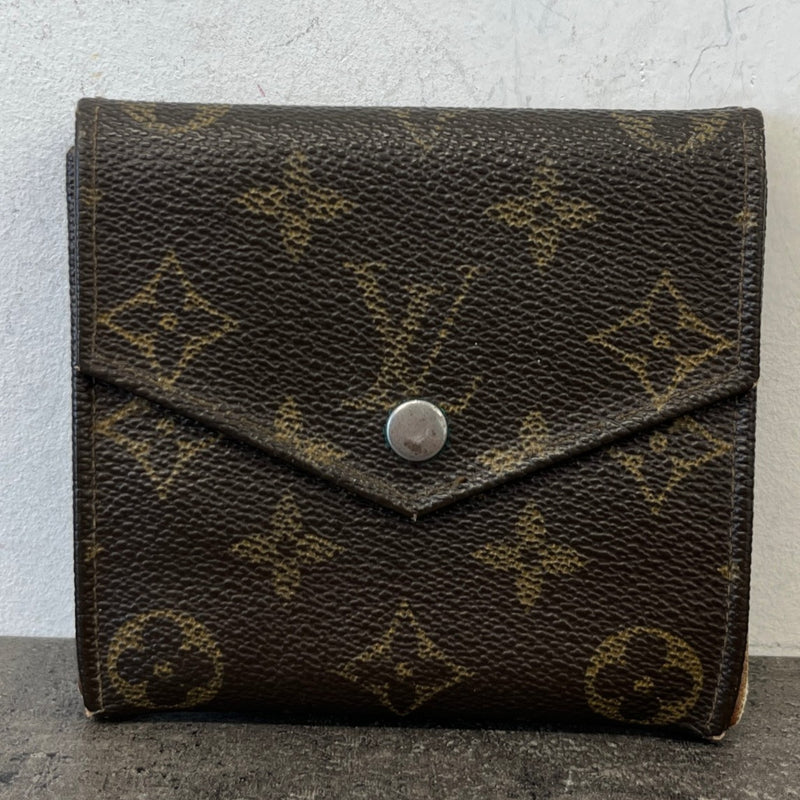 Women's Monogram Bifold Wallet Brown