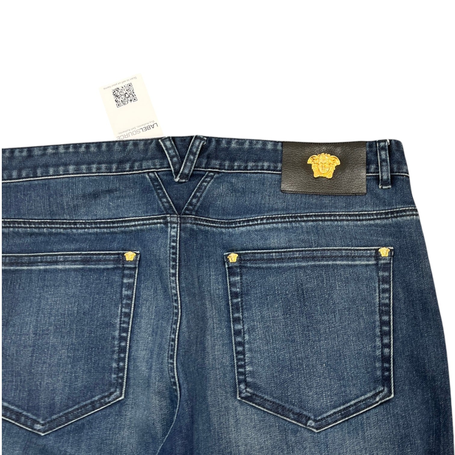 Men's Maduse Logo Jeans Blue Size XL / W36 - Photo 6