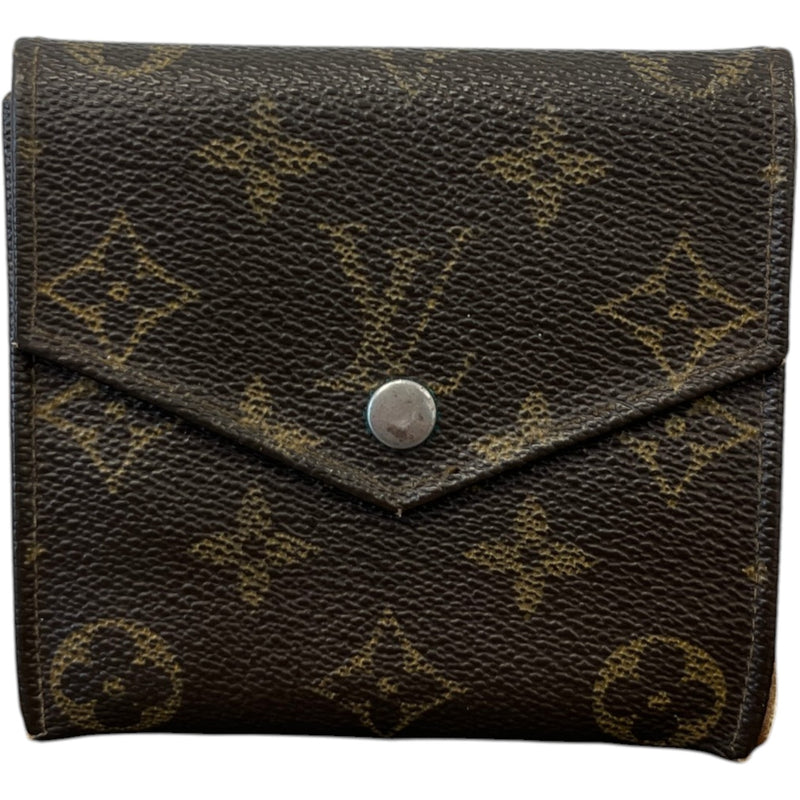 Women's Monogram Bifold Wallet Brown