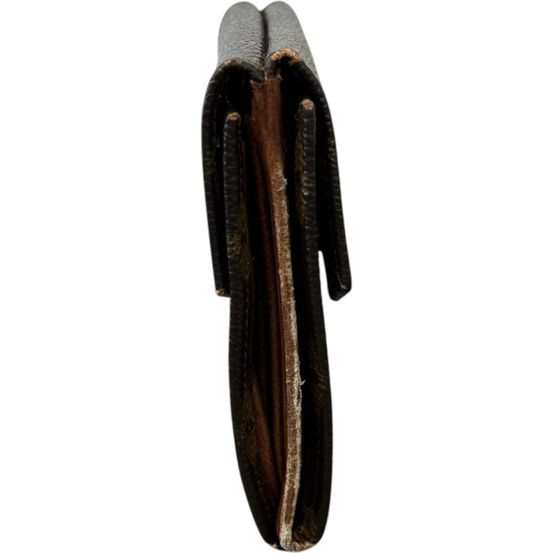 Women's Monogram Bifold Wallet Brown