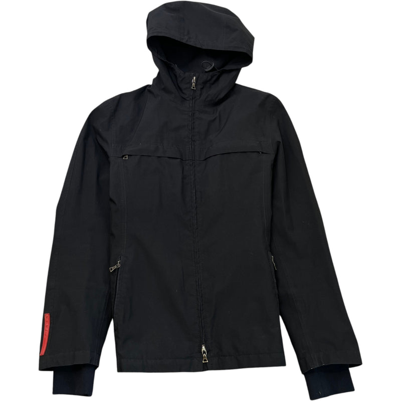 Women's Sport Gore-Tex Zip Up Jacket Black Size IT 42 / UK 10