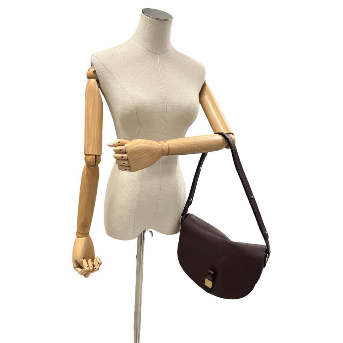 Women's Tessie Satchel Shoulder Handbag Burgundy - Photo 2