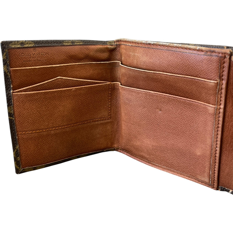 Women's Monogram Bifold Wallet Brown