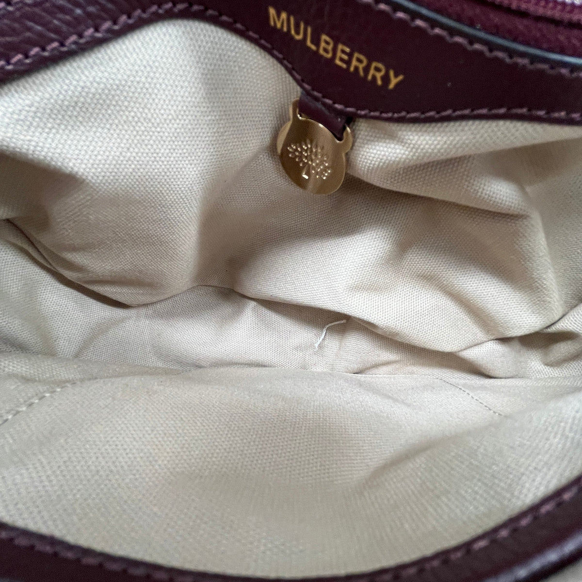 Women's Tessie Satchel Shoulder Handbag Burgundy - Photo 12