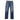 Men's Distressed Plaque Logo Jeans Blue Size Waist 30"