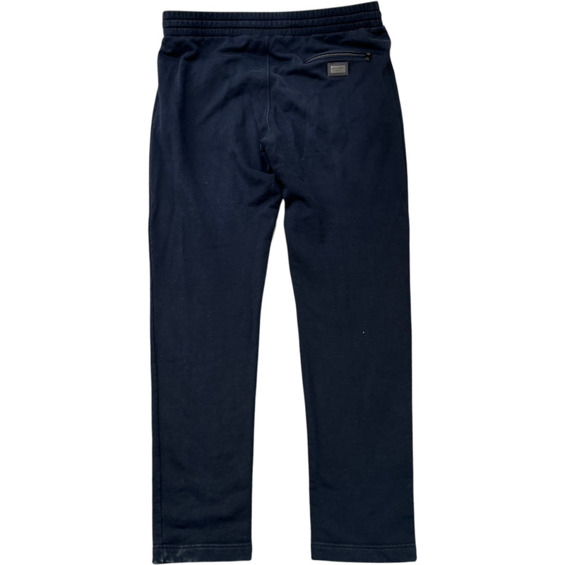 Men's Plaque Logo Joggers Navy Size IT 52 / UK 36
