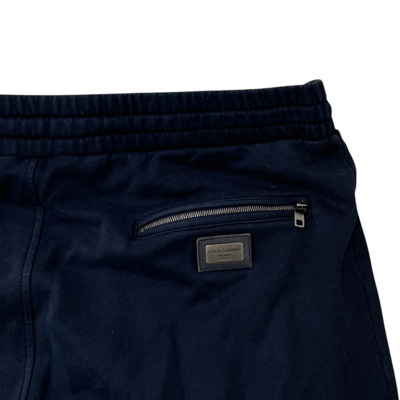 Men's Plaque Logo Joggers Navy Size IT 52 / UK 36