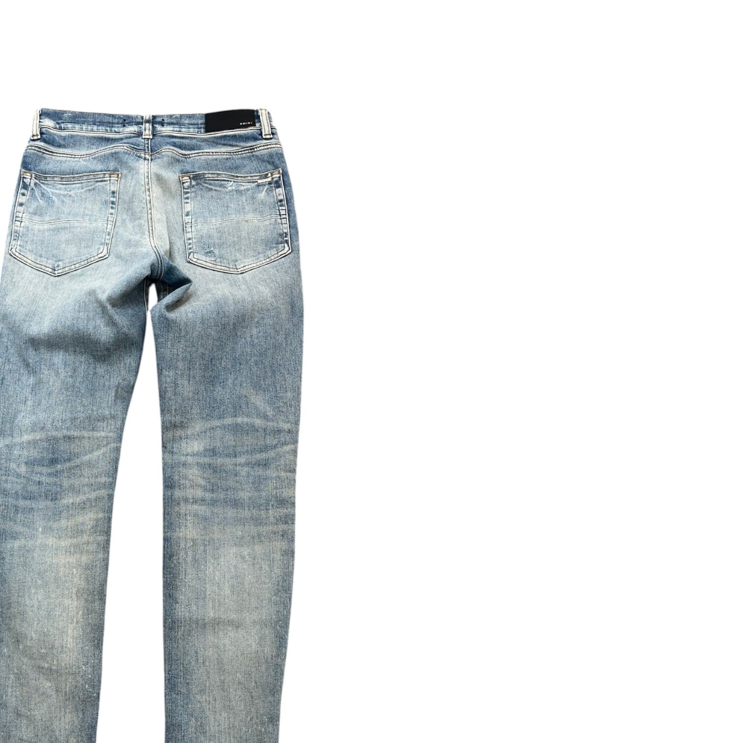 Men's MX1 Distressed Bandana Jeans Blue Size S / W30 - Photo 4
