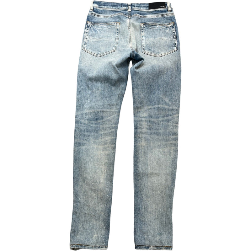 Men's MX1 Distressed Bandana Jeans Blue Size S / W30