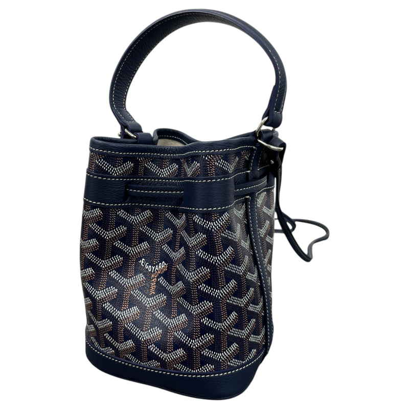 Women's Petit Flot Mini Bucket Handbag Navy
