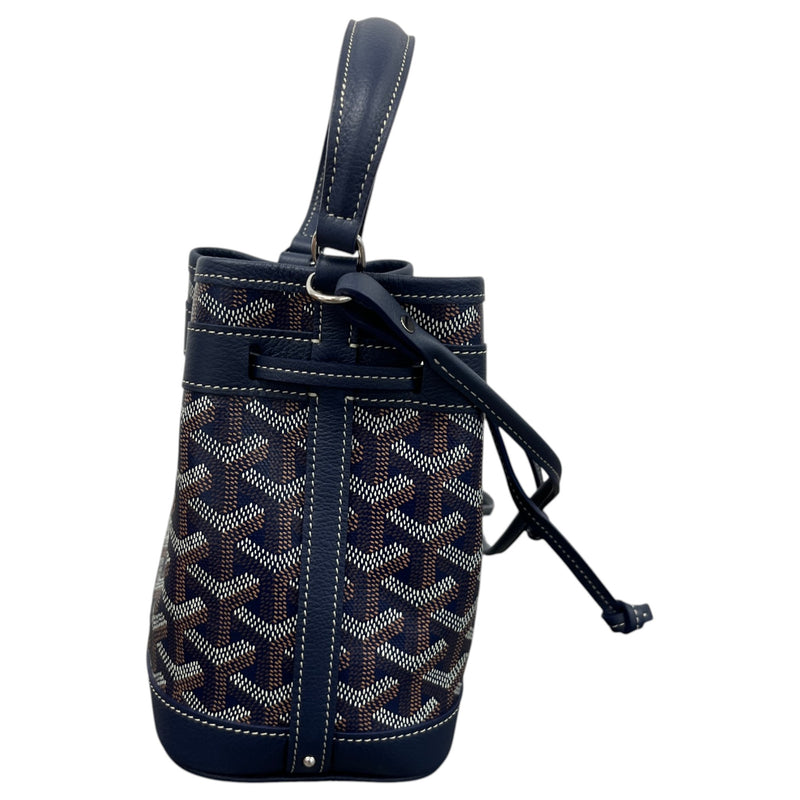 Women's Petit Flot Mini Bucket Handbag Navy